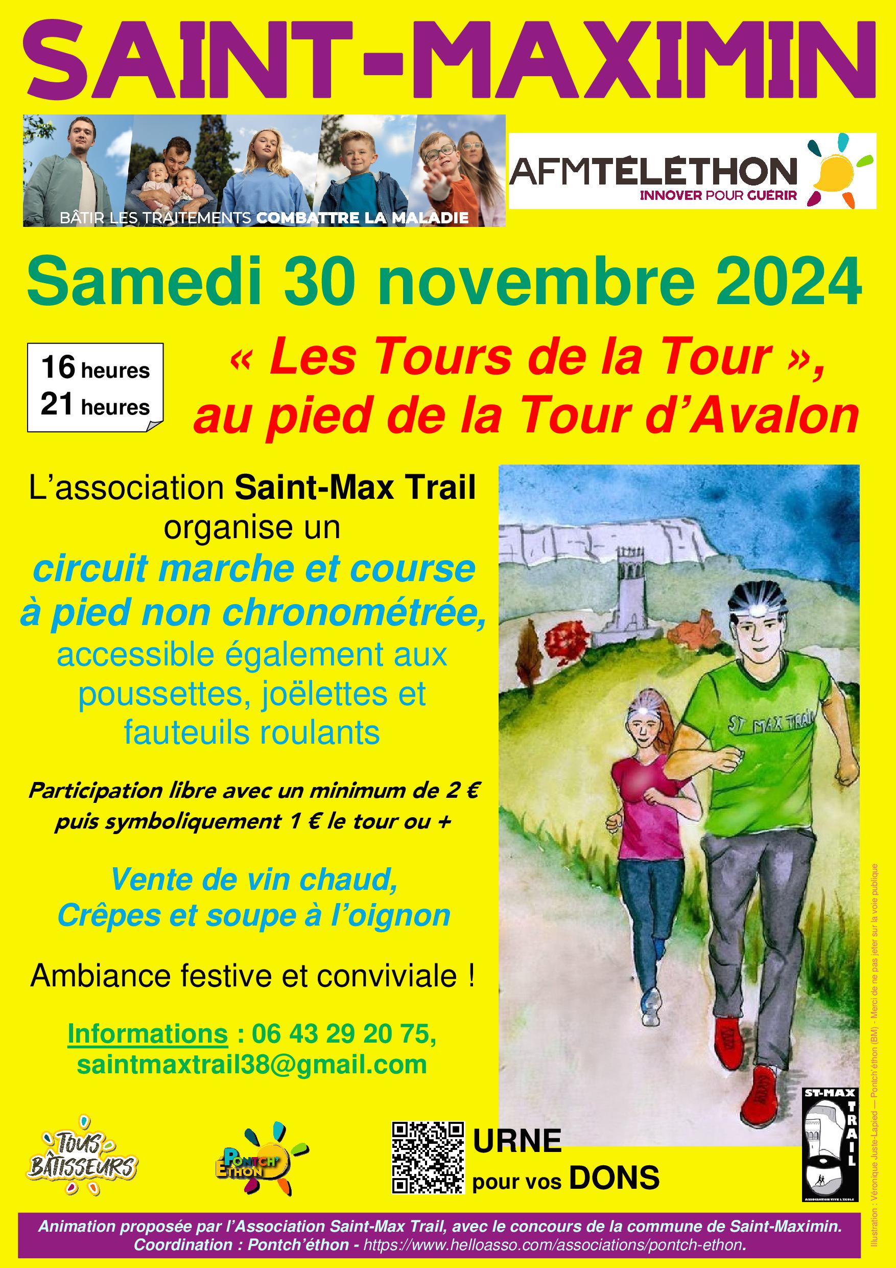 Téléthon 2024 - samedi 30 novembre